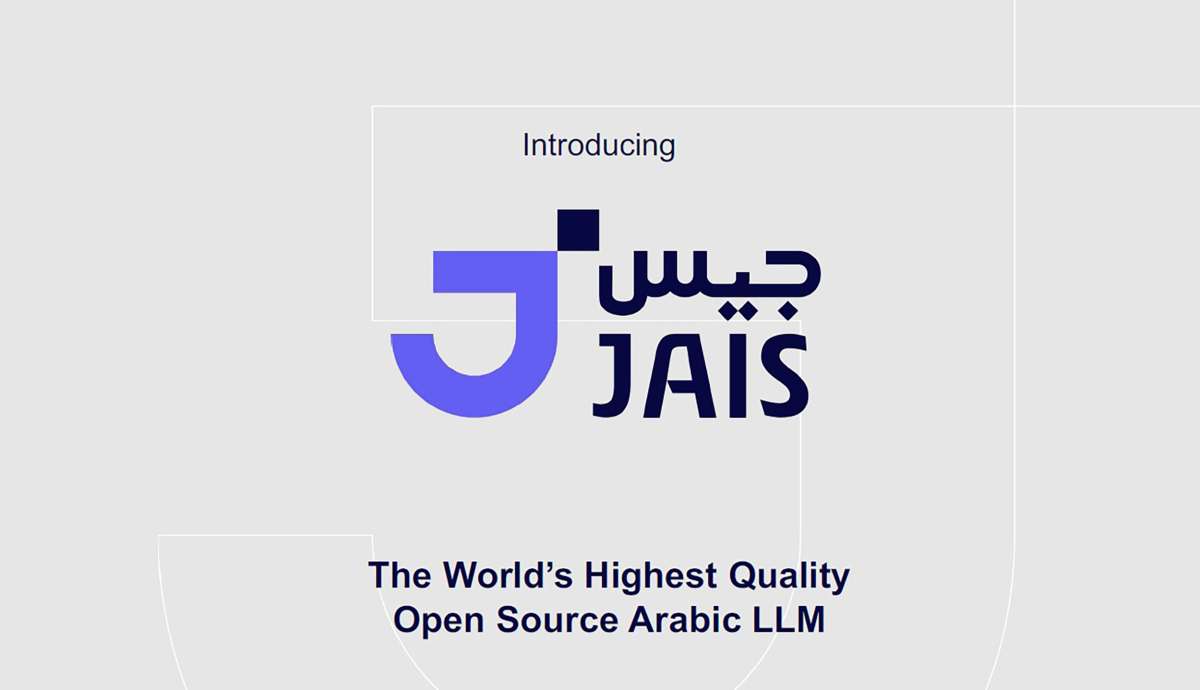Cerebras, ai firm, ai applications, cerebras systems, ai ecosystem, firm g42, Arabic speakers, ai hardware, ai chip, nvidia, nvidia chips, supercomputer, LLMs, large language models, ai, artificial intelligence, ai innovation, uae based, bin Zayed, MBZUAI, g42’s inception, inception, open source, generative ai, abhi dhabi, g42, Jais, UAE, Mohamed bin Zayed university of artificial intelligence, uae jais Arabic model, Arabic language ai model, uae Arabic language model, generative ai applications, Arabic language software, cerebras systems jais, Arabic data, jais model condor galaxy, CG1, condor galaxy CG-1, Arabic LLM, Arabic tokens, datasets, ChatGPT, BARD, Google, LLaMA, Meta