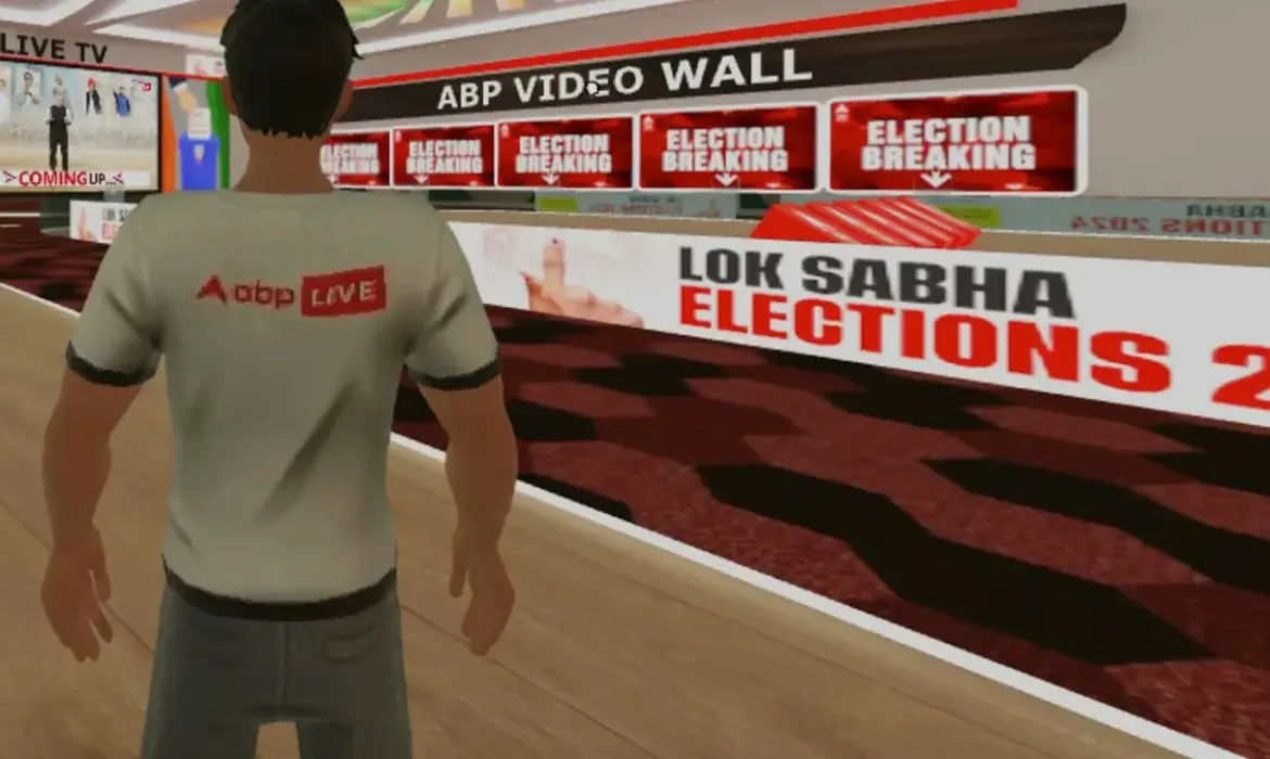ABP metaverse, ABP network, Avinash Pandey, Lok Sabha Elections 2024, Metaverse Election Centre Verdict 2024, ABP, immersive experience, election mandate, interactive games, real-time tracking, visual walkthrough, central vista, live election coverage, initiative, parliament, virtual tour, data centre, election data centre, ABP Election shorts, Exit polls, information, avatar, real-time avatar interaction, online, online community, electoral process, ABP Data Wall, infographics, visualizations, data visualization, predict & win, podcasts, debates, candidate profiles, digital experiences,