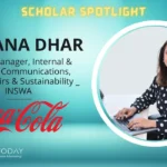 The Coca-Cola Company, Aahana Dhar, india, South west asia, INSWA, senior manager, sustainability, public affairs, internal communications, external communications, communications, Coca-Cola, Tinder,