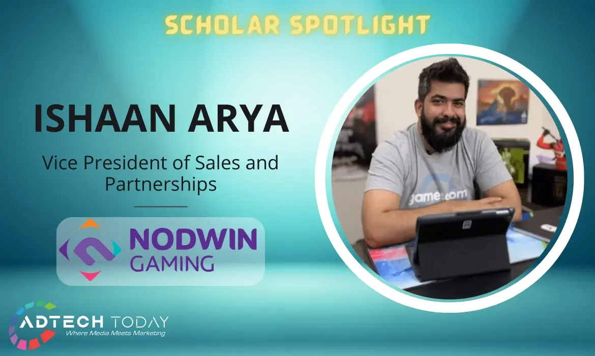 Ishaan Arya, Gaming esports, names ishaan, nodwin india, vice president, sales, partnerships, gaming, esports, south asia, NODWIN gaming, The esports Club, direction, middle east, IPs, intellectual properties, lifestyle industries, international gaming, Comic Con, innovation,