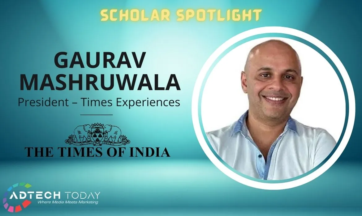 Gaurav Mashruwala, Times Experiences, experiential marketing, Bennett Coleman & Co, brand IPs, business conclave, revenue strategy, new business ventures, media, entertainment, sports, appointment, promotion, advertising, marketing, new biggening,