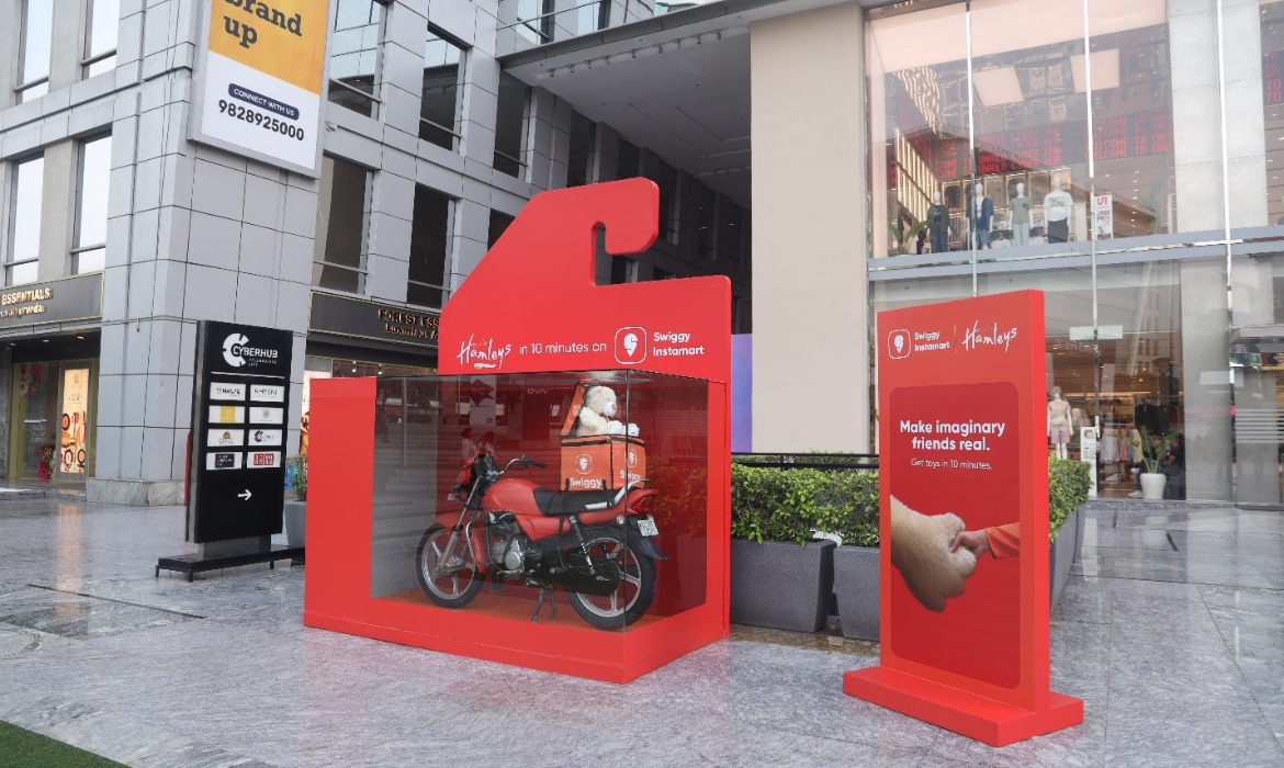Swiggy Instamart, Hamleys, quick commerce, toy delivery, partnership, Gurugram, Havas Media, OOH, outdoor display, Delhi NCR, partnership, collaboration,