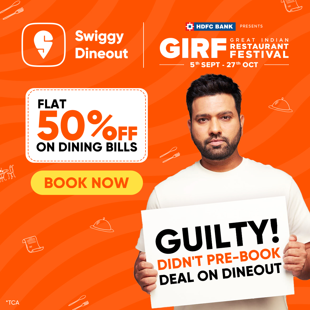Swiggy, GIRF 2024, Great Indian Restaurant Festival, dining deals, 50% off, restaurants, food festival, India, HDFC Bank, luxury dining, culinary experience,