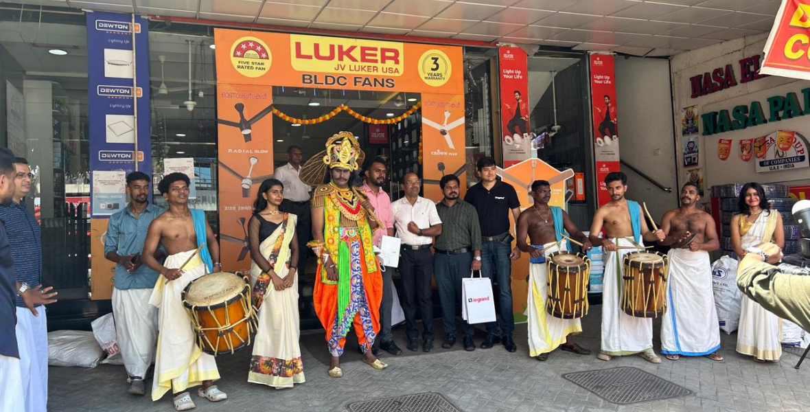 Legrand India, electrical solutions, Desktop Power Center, Dizly Distribution Board, festive activities, retail engagement, innovation, India, Navratri, Diwali,