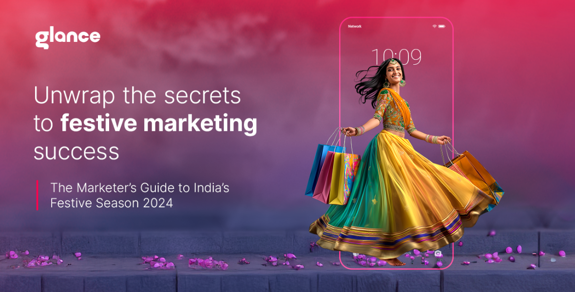 festive shopping, consumer trends, mobile shopping, glance report, india shopping habits, marketing insights, e-commerce, smart lock screen, buyer personas, digital advertising,