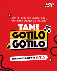 Hundo pizza, admatazz, campaign, pizza chains, hyperlocal marketing, marketing campaign, hyperlocal targeting, malad, personalized touch, localized, awareness, hyperlocal campaign, memorable, tone of voice, communication, digital platforms, social media, paid media, offline media, flyers, yash Chandiramani, strategist, Kabir Moorjani, artwork, expansion spree, offline mediums, online mediums, buzz
