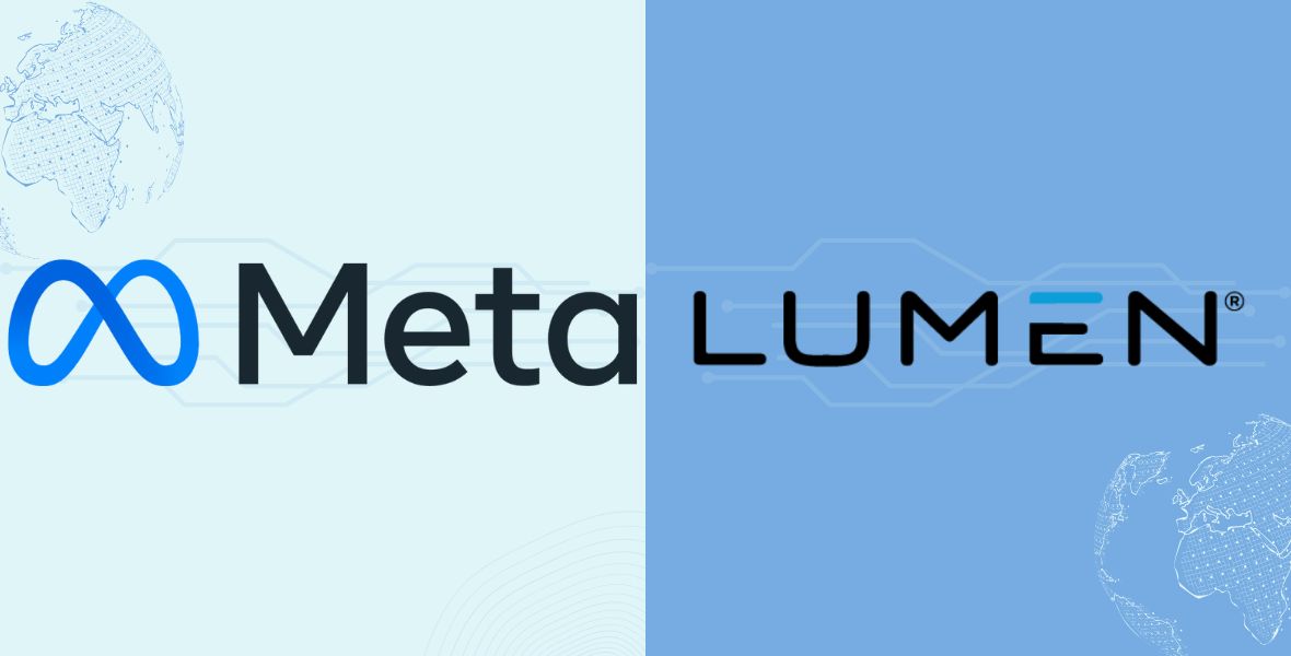 Lumen Technologies, Meta, AI development, network capacity, partnership, infrastructure, interconnection, AI tools, bandwidth, seamless experience, Meta platforms, data centers, Private Connectivity Fabric, computing needs, fiber routes, network expansion, technology partnership, immersive experiences, global platforms, AI ambitions, Meta network,