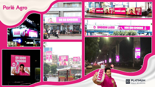 Parle, Parle Agro, Platinum outdoor, outdoor advertising, nationwide campaign, Smoodh Lassi, Indian beverage company, outdoor campaign, product, festive season, visibility, touchpoints, Navratri, Durga Puja, OOH media, out of home, OOH media formats, strategic locations, arterial roads, transit hubs, corporate areas, brand visibility, festive celebrations, maximum reach, Nadia Chauhan, managing director, marketing, OOH, engagement, reach, consumer landscape, MRP, Dipankar Sanyal, TG-centric, impression, brand message, festive market, Madison World, media, digital, TV, print, radio, cinema, outdoor, activation, PR, creative & sport, marketing, sustainable profits, market share, Indian beverage company, brand turnover, beverage market,