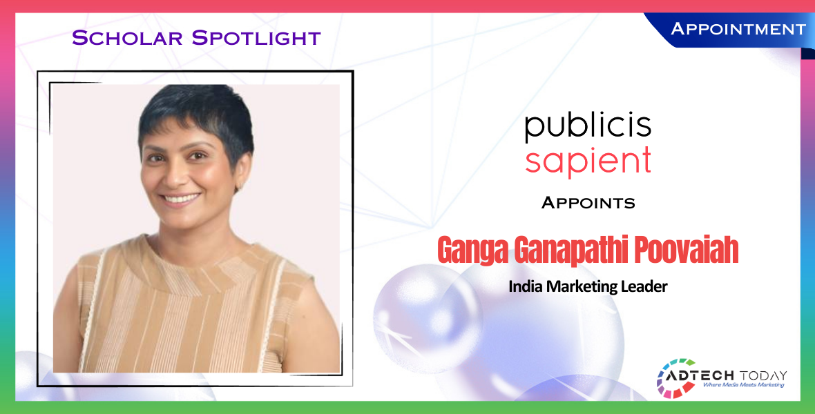 Publicis Sapient, India Marketing Leader, Ganga Ganapathi Poovaiah, marketing leadership, digital transformation, branding strategy, marketing expertise, MICA graduate, Publicis Groupe, Epsilon, Ogilvy, Orchard Advertising, Hewlett-Packard Global Analytics, career transition, strategic leadership, advertising expertise, innovative solutions, business growth, marketing industry news, digital innovation, brand presence, marketing strategy,
