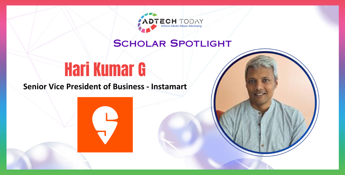 Hari Kumar G, Swiggy Instamart, senior vice president Swiggy, Flipkart experience, grocery business leadership, B2B expertise, e-commerce strategy, customer-first approach, brand alliances, business growth Swiggy, Instamart leadership,