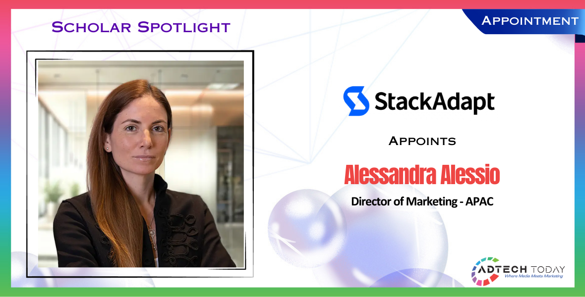 stackadapt, alessandra alessio, apac marketing, digital advertising, multichannel advertising platform, adtech solutions, b2b marketing strategies, data privacy solutions, marketing in apac, apac growth strategies, hong kong advertising, japan advertising, australian market insights, liam mccarten, marketing director appointment, brand expansion in apac, media buying platform, ad measurement tools, advertising innovation, stackadapt apac team, advertising industry growth, marketing executive, google alumni, regional marketing leadership, adtech trends, digital marketing strategies, advertising industry news, apac ad market, stackadapt brand presence, regional advertising innovation, digital advertising solutions,