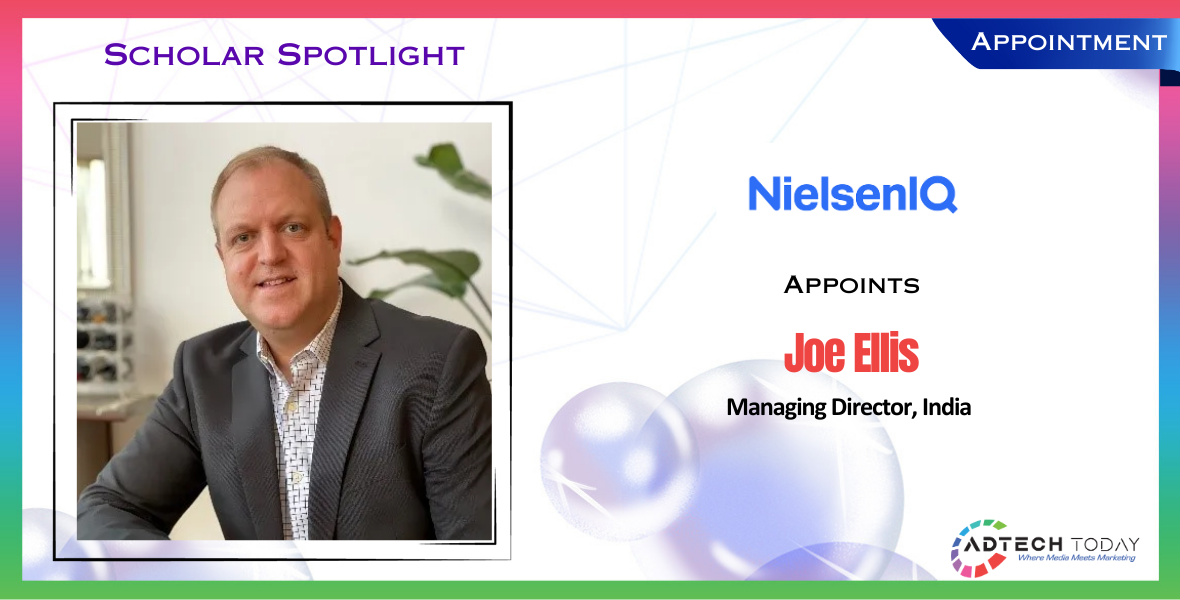 NielsenIQ, Joe Ellis, managing director, India, consumer intelligence, omnichannel, business intelligence, predictive analytics, GfK, BASES, retail measurement, digital transformation, FDI, economic growth, India market, leadership, regional offices, trade measurement, simulated test marketing, digital expansion, talent, growth objectives, products and services, partnerships, industry veteran,