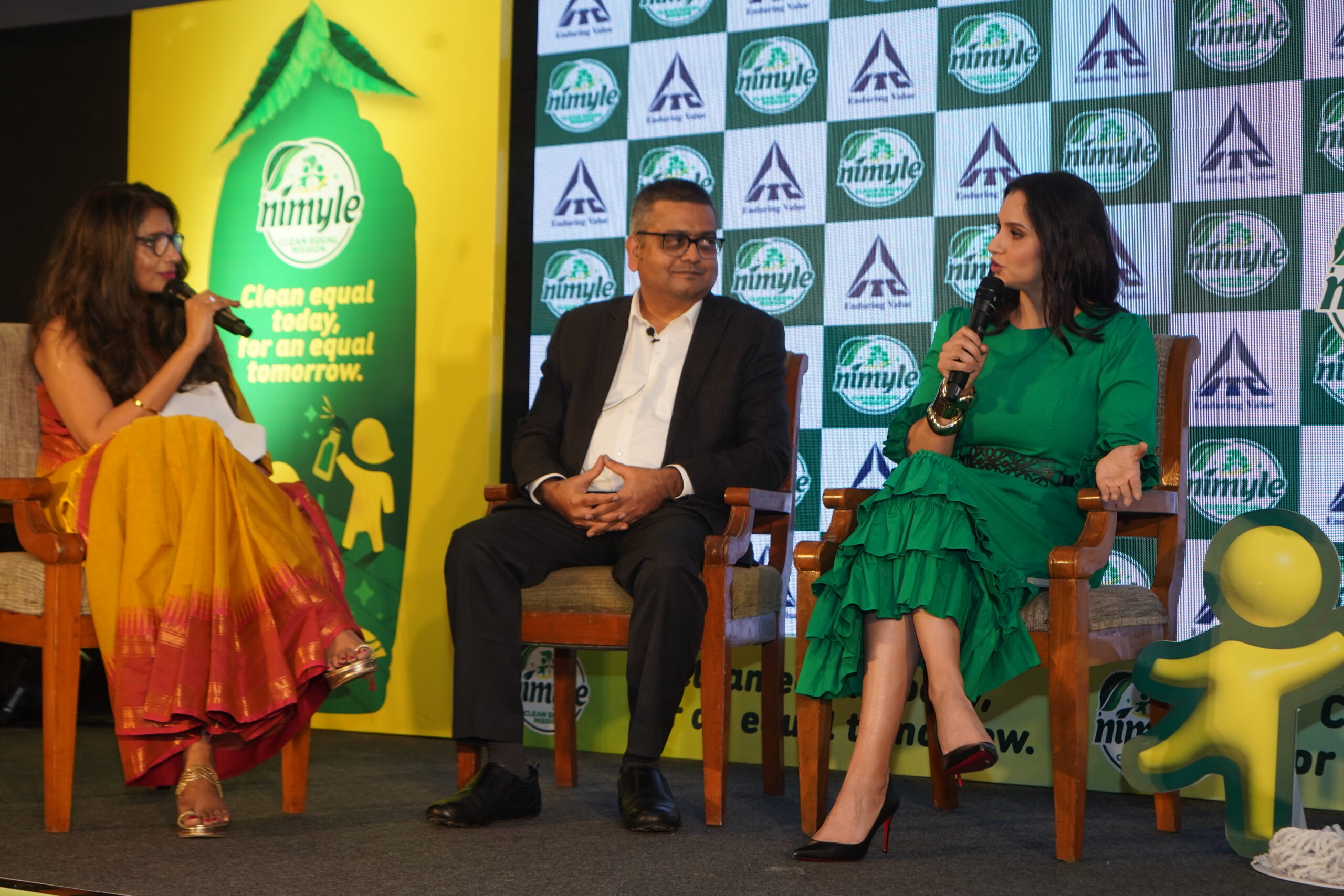 ITC Nimyle, Clean Equal Mission, home hygiene, neem, shared responsibility, cleaning, equality, children, life skills, hygiene, Sania Mirza, parenting, teamwork, self-worth, independence, educational content, schools, parents, responsible parenting, equality awareness, Hyderabad, India, household chores, personal care, children’s education, age-appropriate activities, self-empowerment, Gitanjali Group, ITC Limited, Sanjay Srinivas, Ms. Kiranmai Choudary, interactive workshop, Clean Equal program, collaborative program, educational initiative, equality in cleaning, positive change, social impact, 