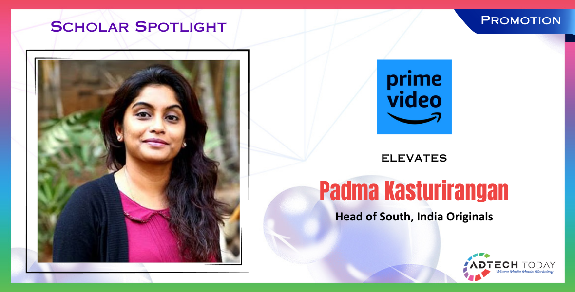 Padma Kasturirangan, Head of South India Originals, Prime Video, Telugu Originals, Amazon Studios, OTT platforms, South Indian content, digital content creation, Zee Entertainment Enterprises, Tamada Media, Annapurna International School of Film and Media, Prime Video India, India Originals, South Indian entertainment, OTT industry, content executive, Prime Video promotion,