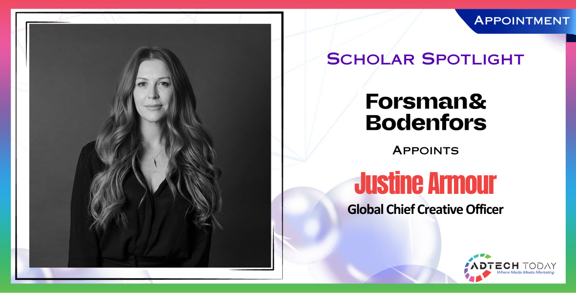 Justine Armour, Forsman & Bodenfors, Global CCO, creative leadership, Stagwell, creative agency, advertising campaigns, Volvo Trucks, Oatly, SK-II, Visit Sweden, FIG, Grey New York, 72andSunny, Wieden+Kennedy, Publicis Mojo, Saatchi & Saatchi, diversity and inclusion, Cannes Lions, creative awards, brand growth, creativity, advertising industry, creative innovation, women's leadership in advertising, global creative director, marketing campaigns, award-winning campaigns, purpose-driven creativity, creative talent, transformative work, agency culture, agency leadership,