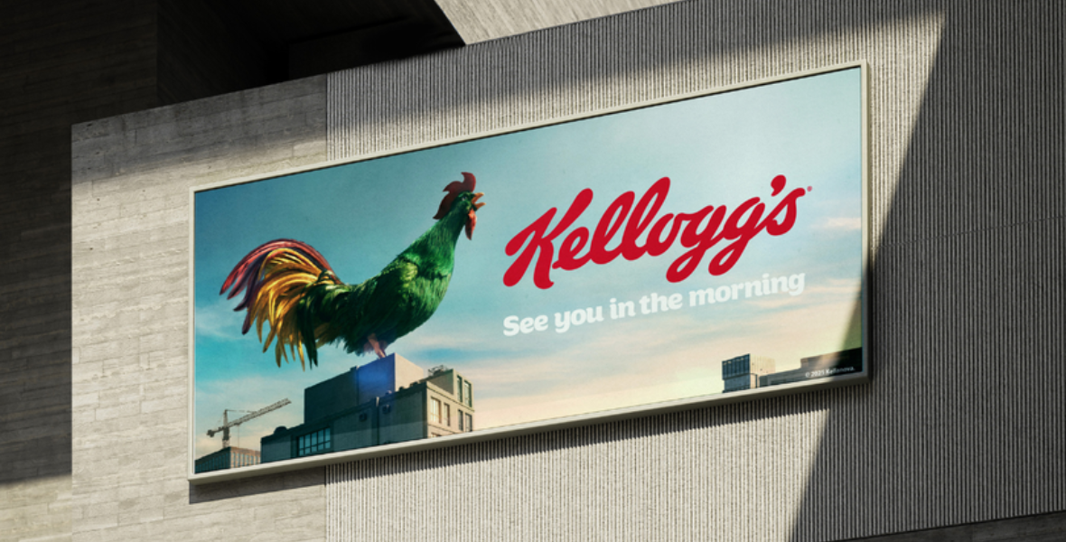 Kellogg’s, Leo Burnett, Cornelius, OOH campaign, breakfast brand, Europe, Masterbrand, creative platform, brand identity, advertising, Kellogg’s heritage, brand visual identity, Landor, TV advertising, digital marketing, social media, retail marketing, instore advertising, dynamic DOOH, media planning, Carat, playful creative, Kellogg’s logo, brand assets, vibrant creative, marketing campaign, breakfast lovers, advertising activation, commuter areas, brand appeal, iconic brand, urban advertising, creative excellence, full-funnel campaign,
