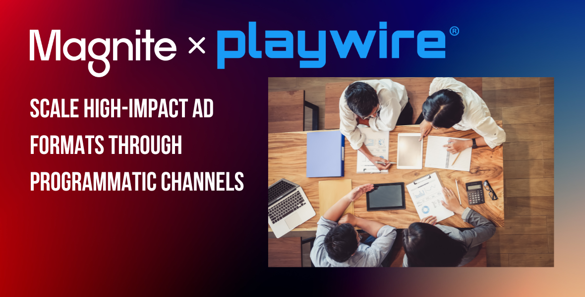 magnite, playwire, programmatic advertising, flex suite, ad monetization, high-impact ads, flex video, flex skin, flex rail, digital advertising, programmatic buying, ad formats, ad engagement, user experience, supply chain optimization, ad-supported content, premium publishers, responsive ad formats, mobile video ads, custom ad placements, advertising innovation, ad performance, creative ad formats, automation in advertising, advertising technology, display advertising, share-of-voice roadblocks, ad efficiency, pre-vetted inventory, digital media monetization, advertiser-publisher connection, scalable ad solutions, mobile ad units, media owners, premium ad inventory,