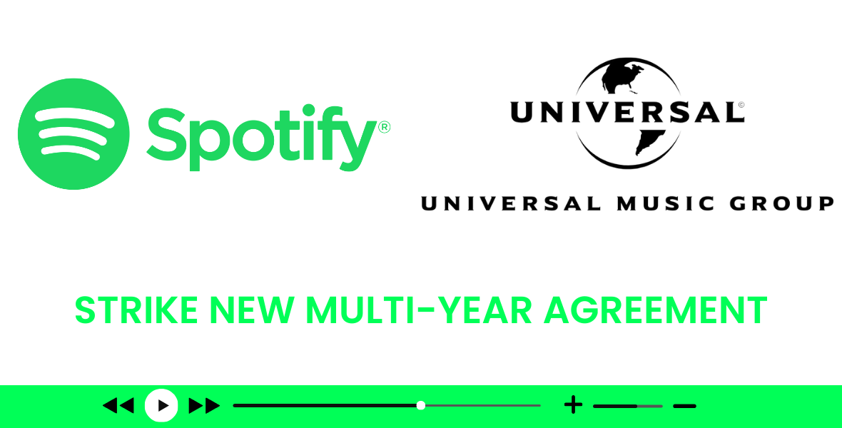Universal Music Group, UMG, Spotify, music streaming, music industry, artist success, songwriters, streaming innovation, music publishing, Streaming 2.0, music subscription services, Daniel Ek, Sir Lucian Grainge, artist-centric principles, audience engagement, streaming royalties, paid music subscriptions, bundling music content, non-music content, audio streaming platform, visual content catalog, music partnerships, Universal Music Publishing Group, streaming agreements, subscriber growth, artist monetization, innovation in music, fraud detection systems, fan engagement, music licensing, music and technology collaboration, digital music trends,