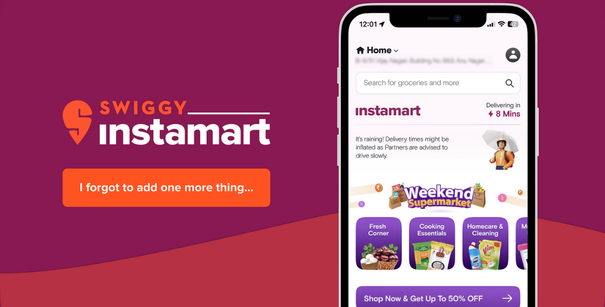 Swiggy, Swiggy Instamart, quick-commerce, food delivery, standalone app, 10-minute delivery, Swiggy growth, e-commerce, India, technology, convenience, rapid delivery, mobile app, Swiggy services, customer experience, 76 cities, product expansion, business innovation, consumer needs, Swiggy One, Swiggy Daily, InsanelyGood, Dineout, unified platform, food delivery growth, user adoption, new app launch, delivery service, Swiggy expansion, quick commerce platform, fast delivery services, Swiggy app,