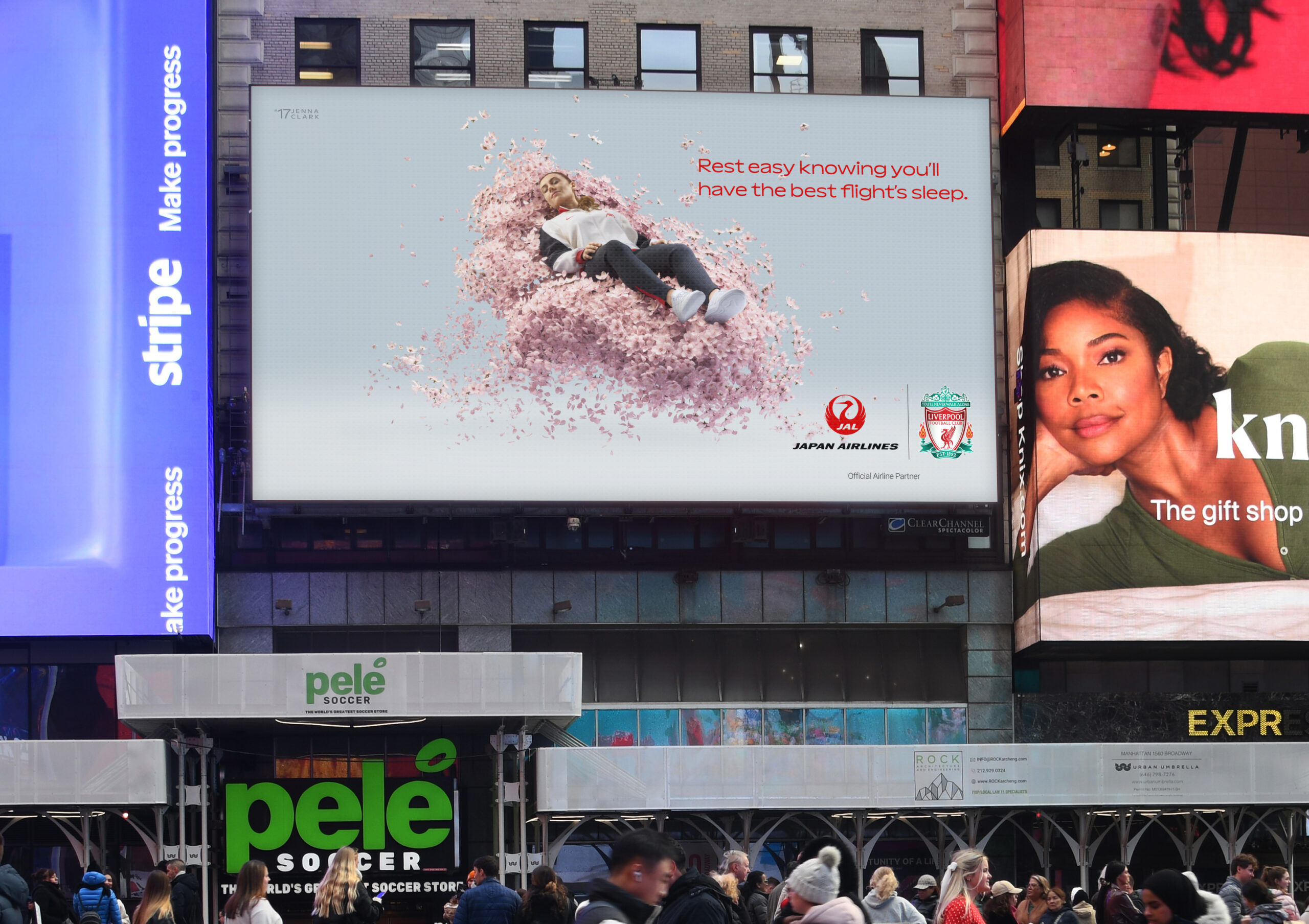 Japan Airlines, JAL, Liverpool FC, You Mean the World, omotenashi, global brand campaign, travel experience, airline hospitality, Jellyfish, Dominik Szoboszlai, Darwin Núñez, Jenna Clark, Mayda Creative Co., Connected TV advertising, online video marketing, social media campaign, digital out-of-home advertising, exceptional service, passenger experience, football partnership, airline sponsorship, Japan Airlines Official Airline Partner, customer-centric travel, symbolic metaphors, crane feathers, butterflies, cherry blossoms, tradition and innovation, international travel, UK marketing, US marketing, Thailand marketing, Singapore marketing, selfless hospitality, Minako Kent, Mayumi Tatsuta, 