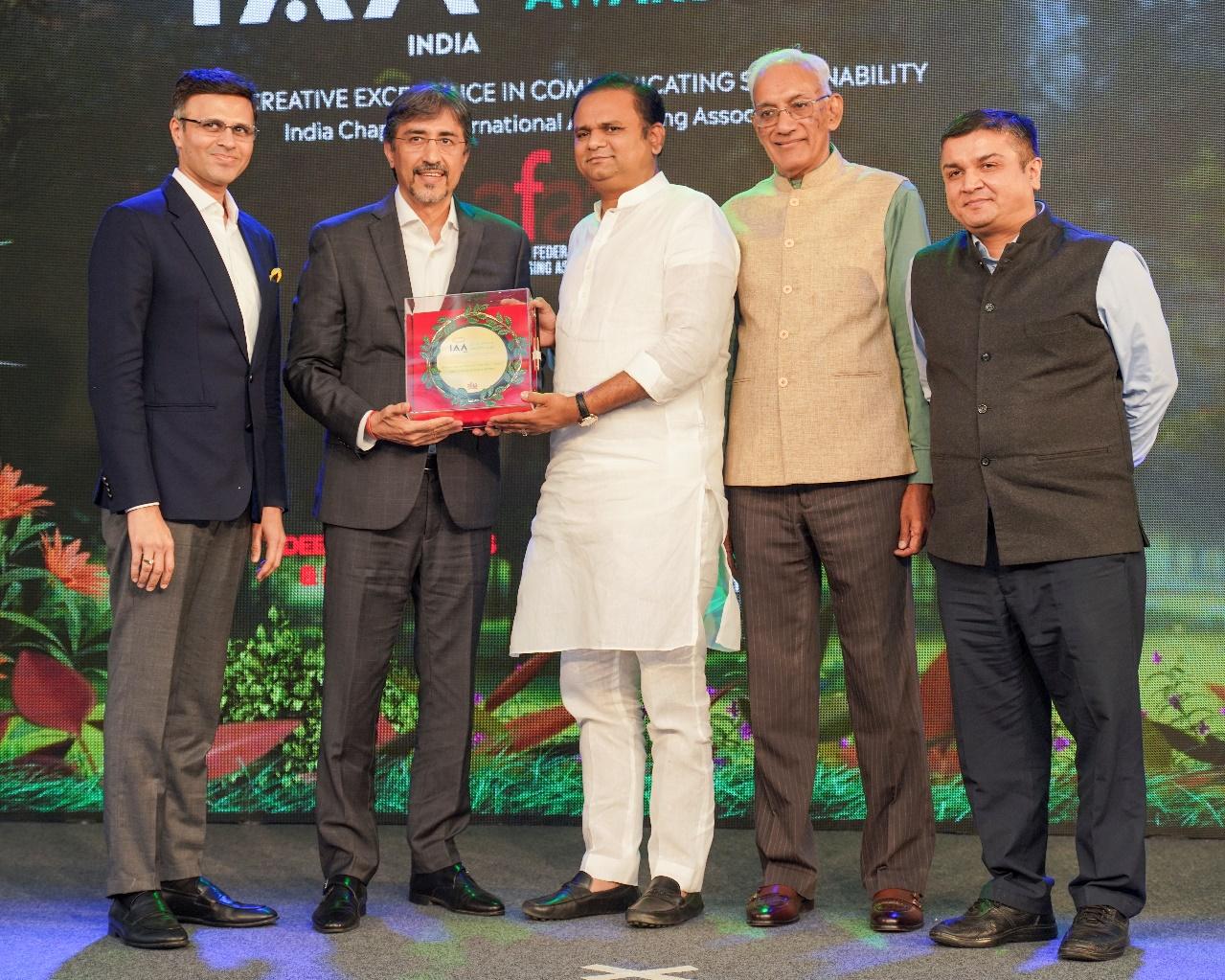 Adani Group, IAA Olive Crown Awards, Corporate Social Crusader of the Year, Green Advertiser of the Year, Pankha film, best corporate film, best digital film, sustainability, clean energy, renewable energy, environmental impact, green initiatives, creative excellence, advertising awards, media recognition, India infrastructure, Indian conglomerate, Pranav Adani, Aman Kumar Singh, Ajay Kakar, Adani HKKDH, Hum Karke Dikhate Hain, corporate branding, IAA global association, Mumbai award ceremony, Shri Rahul Narwekar, TV cinema corporate category, digital advertising, sustainable communication, IAA India, global marketers, advertising agencies, media companies, international advertising awards, integrated infrastructure company, climate action advertising, green campaign India, 