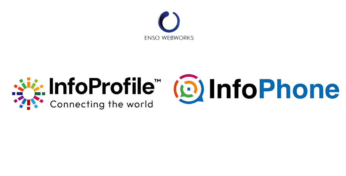 Enso Webworks, InfoProfile, InfoPhone, Vaibhav Maloo, Digital business card India, Secure communication app, Digital identity platform, Professional networking app, Enso Group digital products, Business card alternative, InfoProfile features, InfoPhone app, Digital networking solution, All-in-one business app, AI-powered business tools, QR code business card, Multi-language business card app, Secure audio and video calls, Digital identity management, Enso Webworks launch, Digital transformation India, Paperless business card, Business communication tools, Enso Group innovation, Rajeev Sharma Enso Webworks, Shaikh Qhaiz Kasim Enso Webworks,