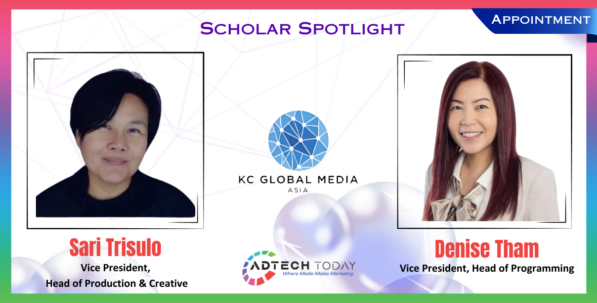 KC Global Media, KC Global Media Asia, Denise Tham promotion, Sari Trisulo appointment, Head of Programming KC Global, Head of Production KC Global, AXN, Animax, ONE Channel, KCM FAST channel, AXN Sports, LIV Golf, Taiwan Professional Basketball League, TPBL, George Chien CEO, media leadership Asia, entertainment industry news, original productions, content strategy Asia, creative content Asia, Pay TV Asia, digital storytelling, multi-platform content, media executive appointments, entertainment programming, Asia content development, FAST channels Asia, premium sports content, television programming Asia, media news 2025,