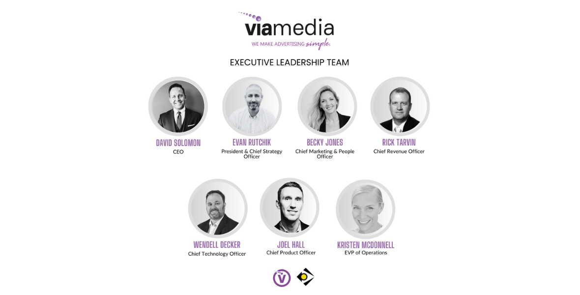 Viamedia executive leadership, Viamedia LocalFactor integration, cross-platform advertising solutions, adtech innovation, audience targeting technology, Viamedia restructuring, strategic leadership changes, media advertising company, scalable ad solutions, digital and linear advertising,