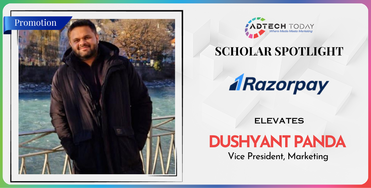 Dushyant Panda, Razorpay, Razorpay Marketing, VP Marketing Razorpay, marketing leadership, fintech marketing, Indian fintech, fintech news, brand strategy, product marketing, performance marketing, SME marketing, Razorpay promotion, IIM Raipur alumni, marketing executive, marketing career, fintech industry, marketing leadership India, adtech news, marketing appointment, business growth Razorpay,