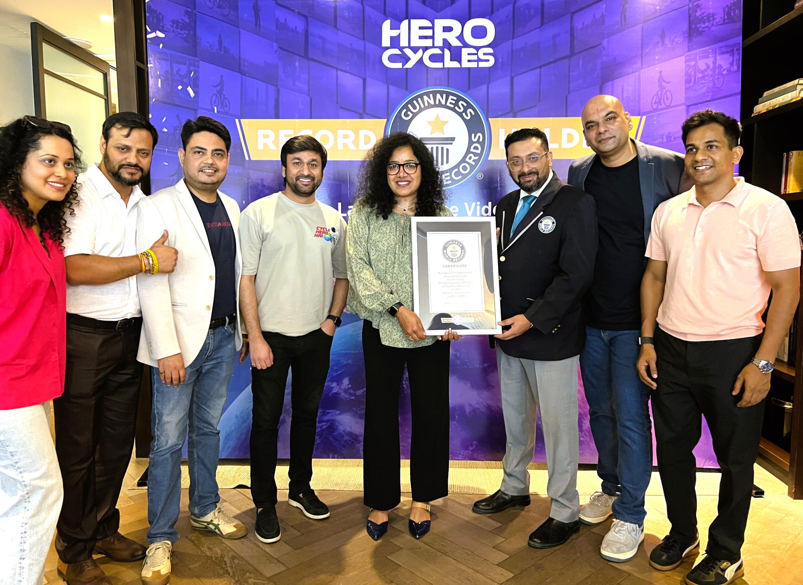 Hero Cycles, WPP Media, Har Gully Hero campaign, Guinness World Record, cycling campaign India, outdoor play India, children's fitness, RED FM 93.5, bicycle awareness, cycling movement India, IPL co-branded cycles, Indian kids health, community fitness campaign, Hero Cycles marketing, Ashwin Padmanabhan, Pallavi Gupta, pedal-powered movement, digital wellbeing India, India cycling revolution, fitness campaigns India,