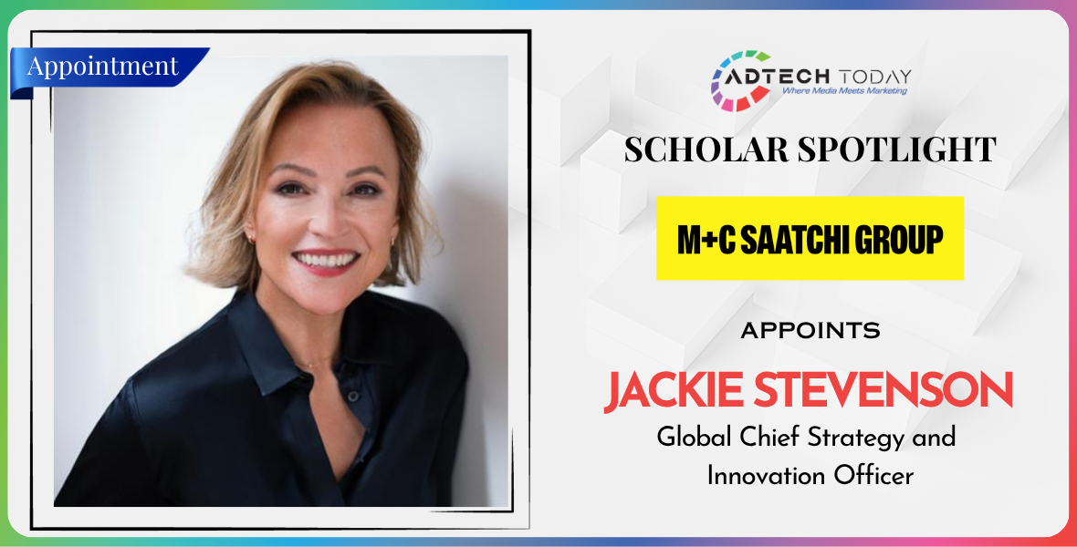 jackie stevenson, m+c saatchi group, global chief strategy and innovation officer, global business strategy, creative leadership, innovation in advertising, zaid al-qassab, global growth council, cultural power, advertising leadership, global marketing and communications, strategic partnerships, creative agency news, marketing innovation, global advertising appointments, advertising industry news, brand growth strategy, culture-driven marketing, IPG chief growth officer, global advertising leadership, strategic advertising roles, advertising innovation 2025, global creative solutions company, media and creativity integration,