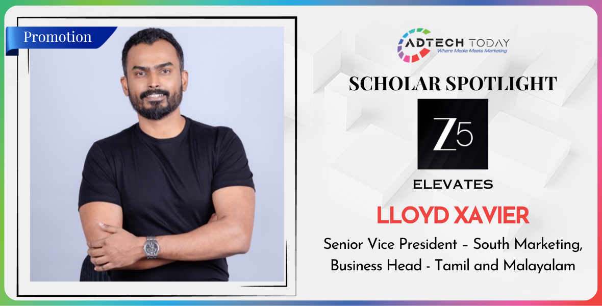 Z5, ZEE5, Lloyd Xavier, Business Head Tamil, Business Head Malayalam, SVP South Marketing, OTT platform India, regional content strategy, South Indian OTT, Tamil OTT content, Malayalam OTT content, Telugu OTT titles, Kannada OTT titles, Indian streaming platform, digital entertainment India, OTT marketing expert, ZEE5 promotion, Lloyd Xavier ZEE5, ZEE5 South content, Ayali series, RRR streaming, Vikrant Rona ZEE5, Vikram Tamil movie, OTT content marketing, OTT growth in India, regional language streaming, Arha Media, YuppTV, Network18, Deloitte India, Indian OTT leadership, content-driven strategy, OTT business head India,