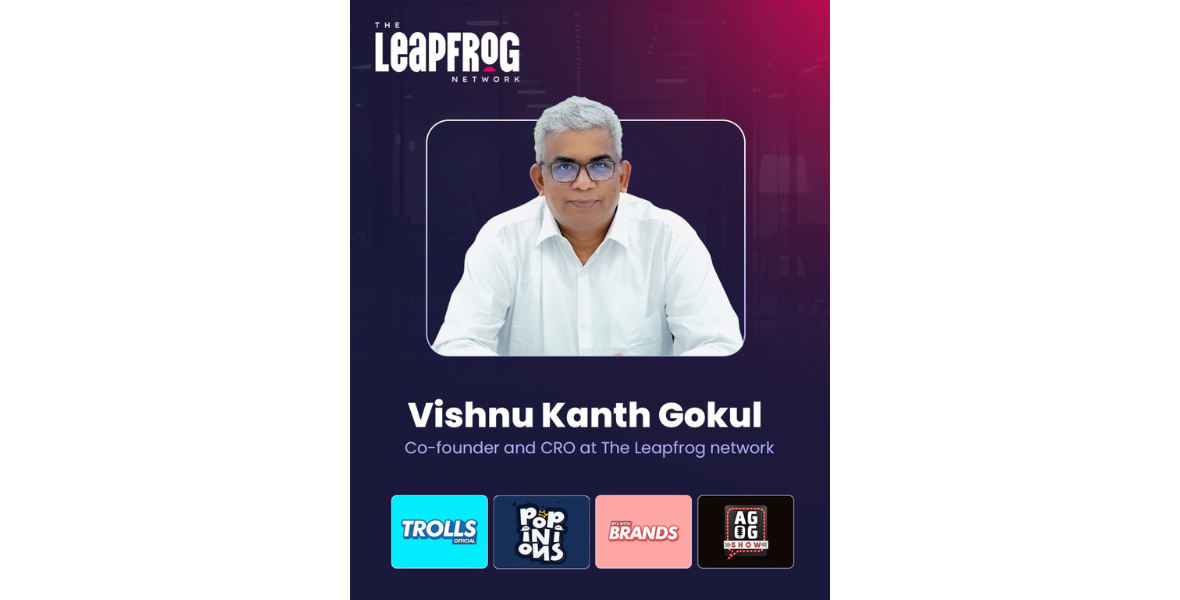TLF Network, Vishnu Kanth Gokul, Co-Founder, Chief Revenue Officer, CRO, advertising industry, digital marketing, creative agency, brand strategy, Gen Z marketing, millennial marketing, global expansion, influencer marketing, branded content, community building, business growth, leadership appointment, marketing news, advertising updates, agency leadership, digital advertising,