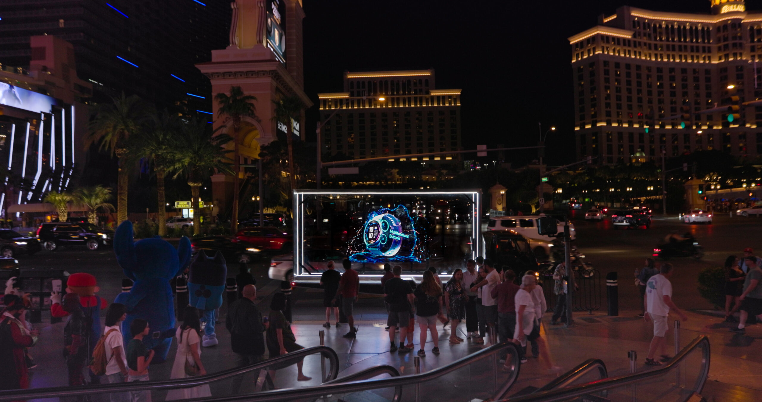 flo advertising, hypervsn, 3d holographic billboard truck, mobile digital billboard, immersive 3d holographic technology, las vegas strip advertising, out-of-home advertising, 3d advertising truck, floating holographic visuals, digital billboard innovation, mobile advertising technology, brand engagement, mobile billboard fleet, transparent 3d billboard, advertising on the go, mobile brand activation, experiential advertising, 3d hologram display, advertising truck las vegas, award-winning holographic technology, kiryl chykeyuk, mike foland, hypervsn partnership, high-impact advertising, advertising innovation 2025, mobile hologram truck, tech-driven advertising, product launch advertising, brand activation las vegas, holographic campaign, 3d visual marketing, 