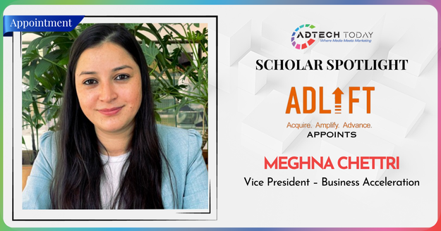 AdLift, Meghna Chettri, AdLift leadership, business acceleration, digital marketing agency, Liqvd Asia, marketing appointments, marketing leadership, agency growth, sales strategy, digital marketing India, marketing news, advertising industry, agency acquisition, marketing executive appointment, AdLift VP, marketing updates 2025,