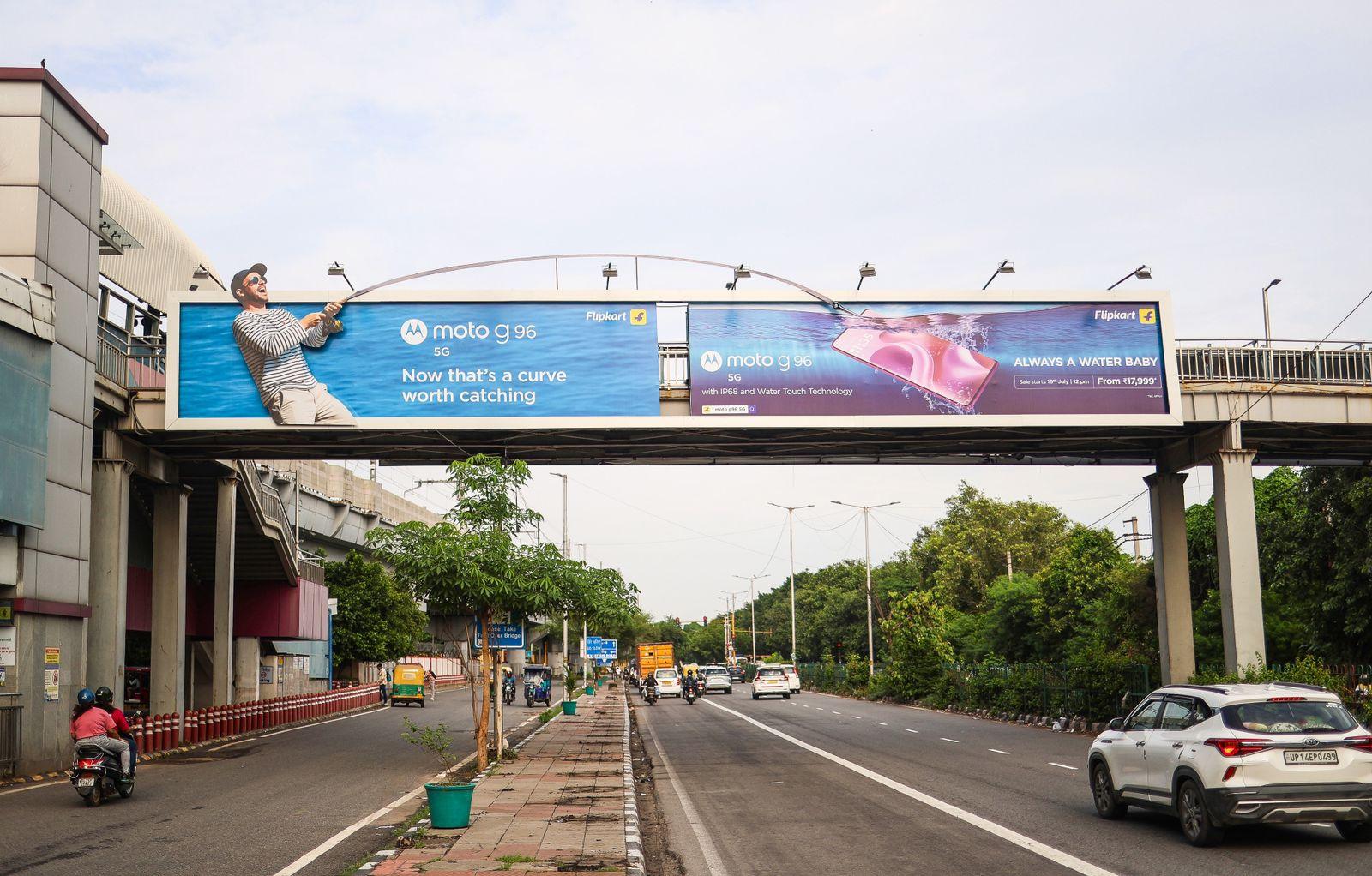 SW Network’s creative campaign for Moto G96 showcases its waterproof features with witty billboards and monsoon-themed visuals across India