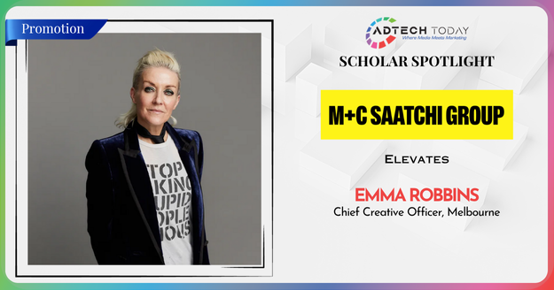 Emma Robbins, newly appointed Chief Creative Officer of M+C Saatchi Group Melbourne,
