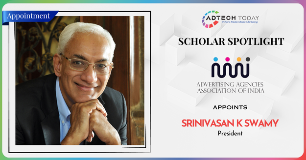 Srinivasan K Swamy, Executive Group Chairman of R K Swamy Ltd, elected as President of the Advertising Agencies Association of India (AAAI) for 2025-26,