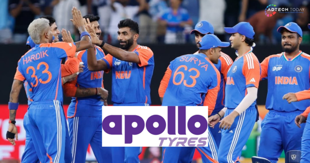 Apollo Tyres announced as the new Indian cricket team jersey sponsor in a ₹579 crore deal replacing Dream11