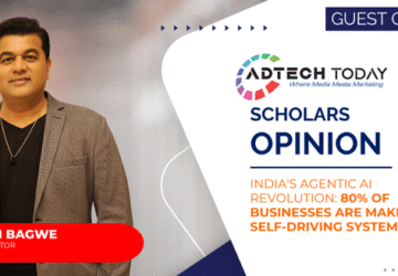 Illustration of agentic AI systems transforming Indian industries like banking, healthcare, telecom, and manufacturing,