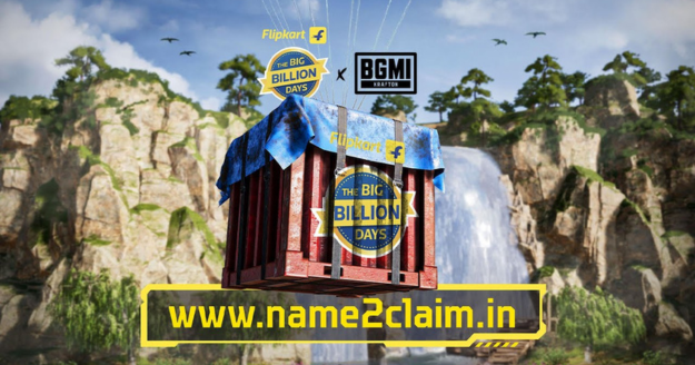 Flipkart collaborates with BGMI for Big Billion Days 2025 with the Name2Claim campaign, letting gamers turn usernames into real names for rewards
