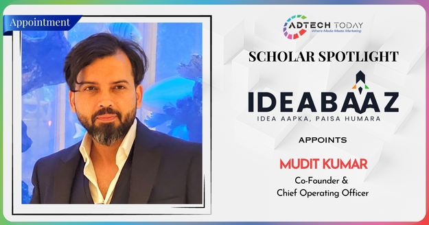 Mudit Kumar appointed as Co-Founder and COO of Ideabaaz
