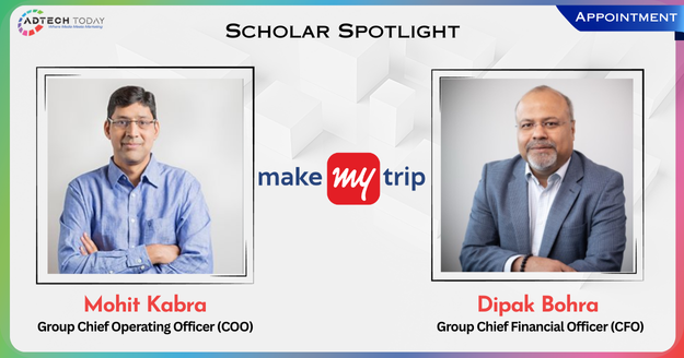 MakeMyTrip elevates Mohit Kabra as Group COO and appoints Dipak Bohra as Group CFO to strengthen leadership and growth