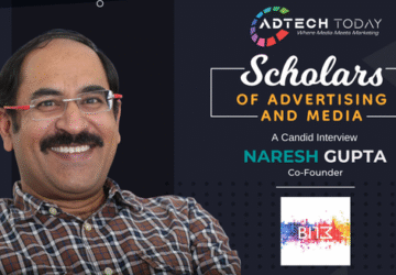 Naresh Gupta, Co-Founder of Bang in the Middle, sharing insights on 12 years of agency journey, brand strategy, short-form content, and consumer-centric advertising in India and APAC