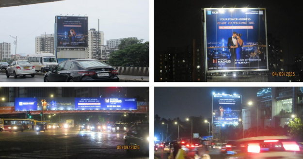 Platinum Outdoor executes a premium OOH campaign for Kalpataru Magnus in Mumbai