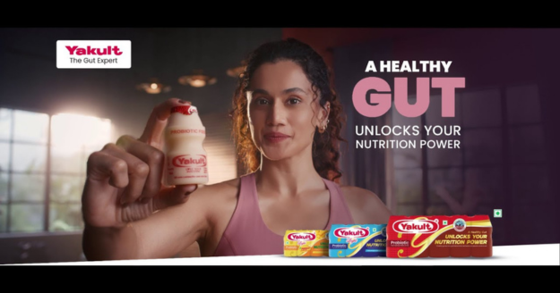 Taapsee Pannu features in Yakult Danone India’s new ‘Gut Expert’ TVC promoting probiotics and gut health for overall wellbeing