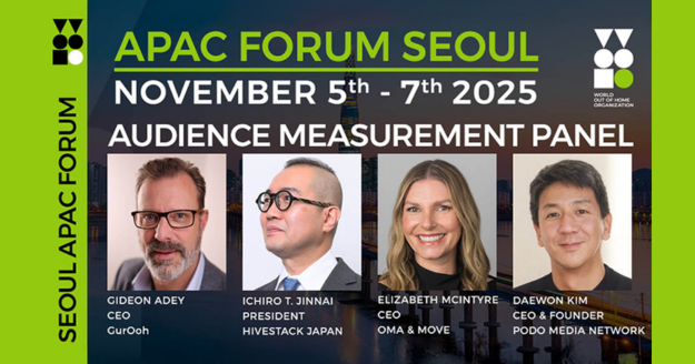 Gideon Adey and OOH media leaders discuss market-wide Audience Measurement and OOH growth at Seoul panel
