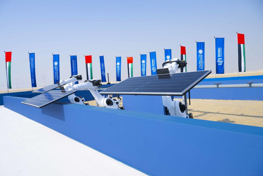Groundbreaking of UAE’s 1GW solar and battery storage project by Masdar and EWEC in Abu Dhabi, witnessed by Sheikh Theyab bin Mohamed bin Zayed Al Nahyan