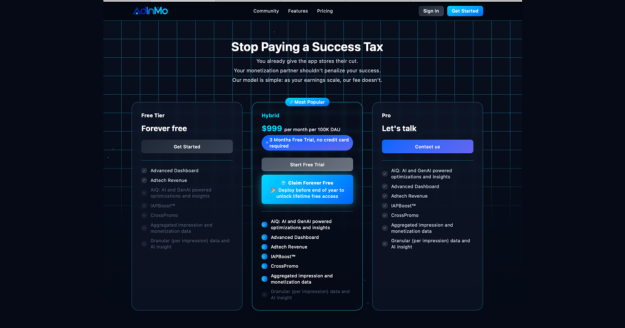 AdInMo introduces AiQ AI-powered hybrid monetization SaaS for mobile game developers to boost player lifetime value