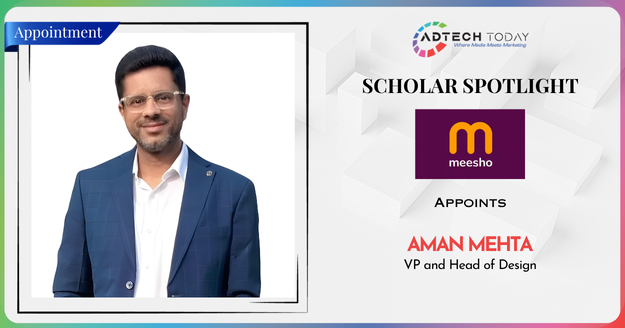 Aman Mehta appointed Vice President – Head of Design at Meesho